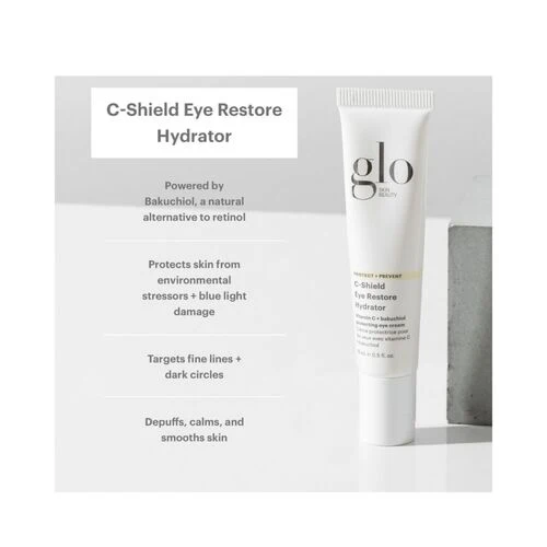 Glo-ihon kauneus C-suoja-silmien palautus hydraattori Glo Skin Beauty