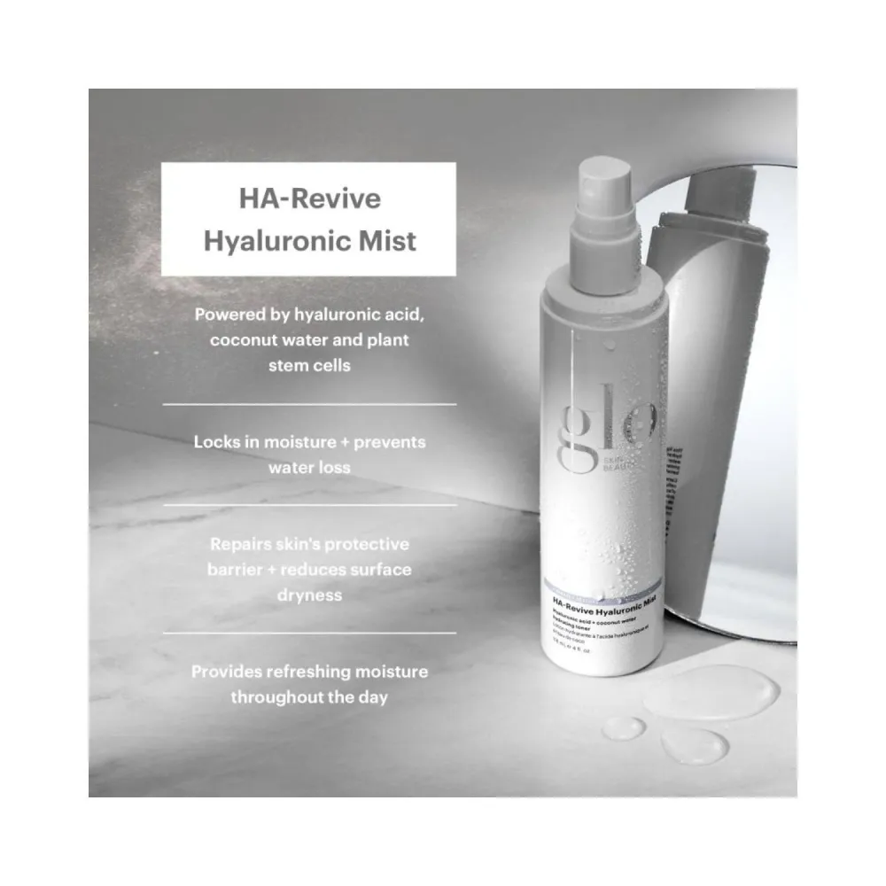 Glo-ihon kauneus ha-hyluroninen sumu Glo Skin Beauty