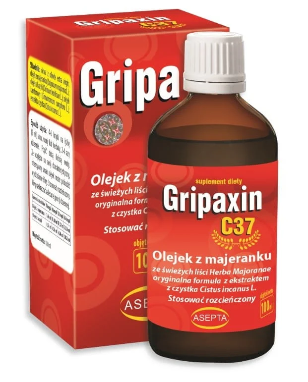 Gripaxin C37 100ml - majramin ja basilikaöljy + cistuksen uute ASEPTA
