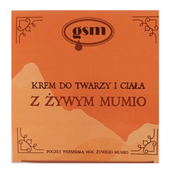 GSM kasvo- ja ruumiinkreemi elävällä mummiolla 200 ml