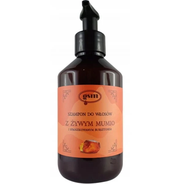 GSM Shampoo hiuksille elävällä mumilla 300 ml