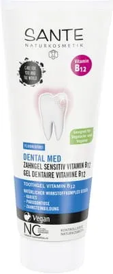 Hammasgeeli B12-vitamiinilla ilman fluoridia 75 ml - SANTE