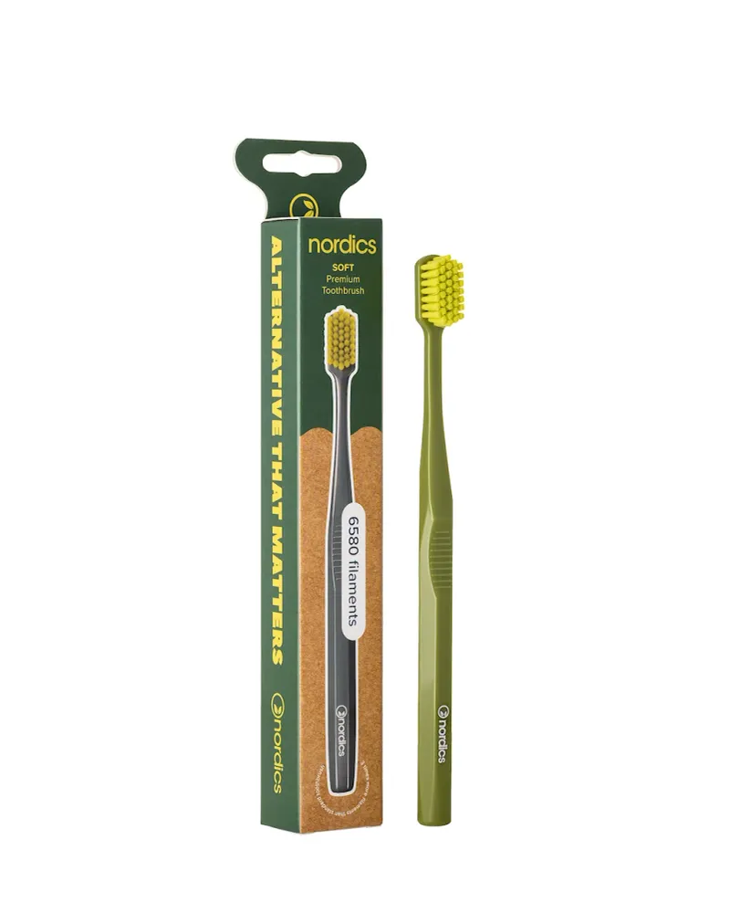 Hammasharja Expert Curve 6580 Soft Dark Green - Nordics