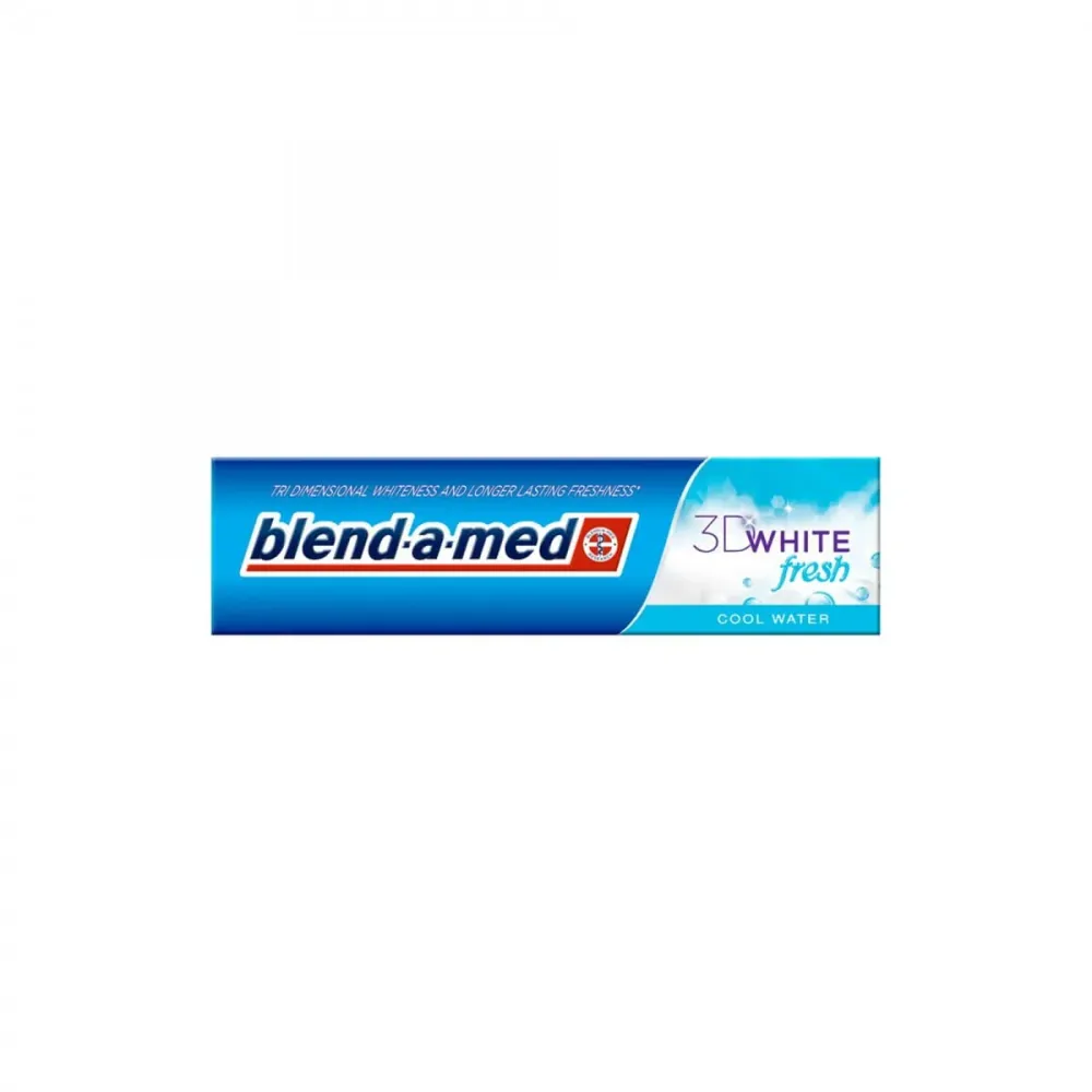Hammastahna 3d valkoinen raikas vesi 100 ml - BLENDAMED