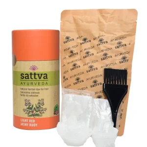 HENNA VAALEANPUNAINEN EKO 150 g - SATTVA (AYURVEDA)
