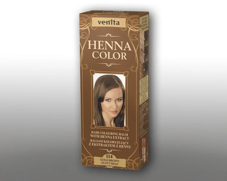 Henné-putki 114 kultainen kastanja VENITA