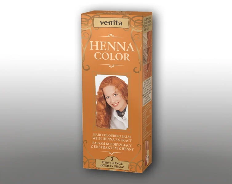 Henné-tuubi 003 VENITA oranssi tuli