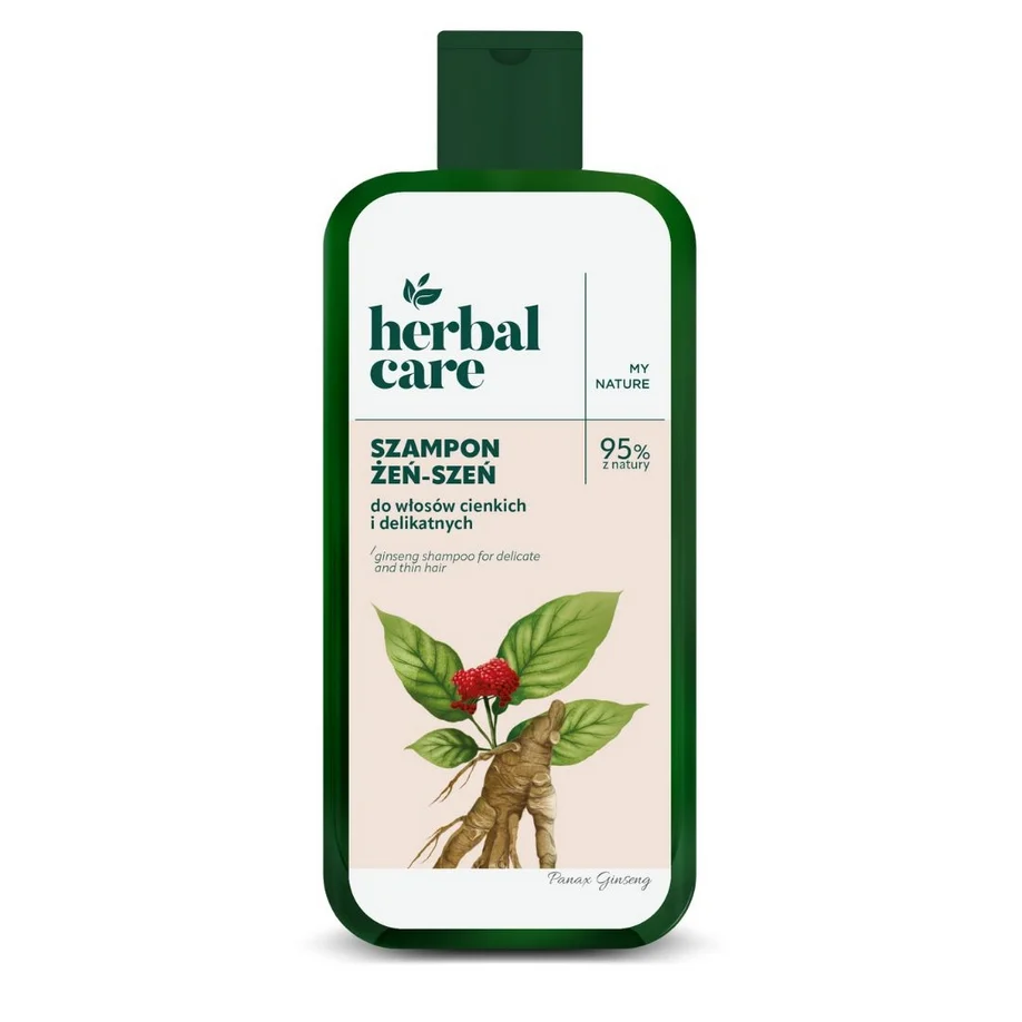 HERBAL CARE Ginseng-shampoo ohuille hiuksille 330ml FARMONA