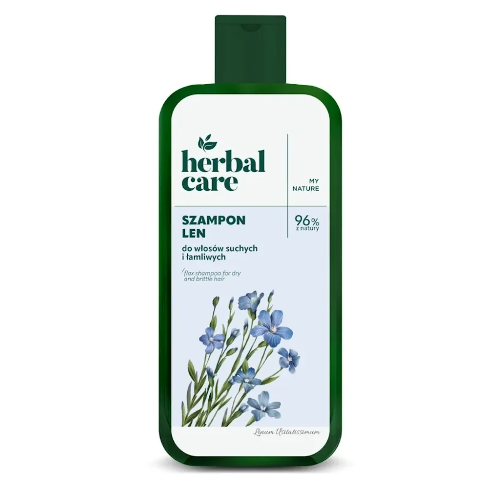 HERBAL CARE Pellava Shampoo kuiville ja hauraille hiuksille 330ml FARMONA
