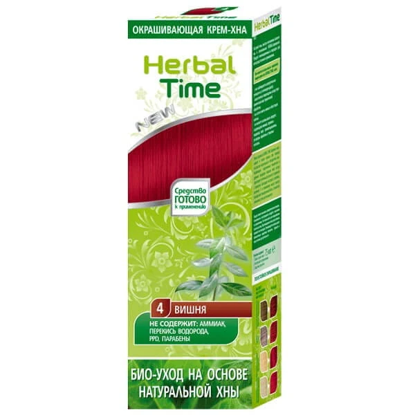 Herbal Time Henné naturel kirsikka 75 ml