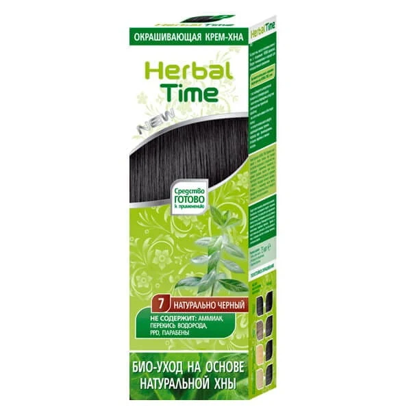 Herbal Time Luonnonkama NATURAL BLACK 75 ml