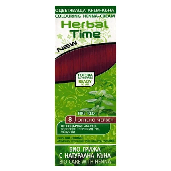 Herbal Time Luonnonkolla Punertava Punainen 75 ml