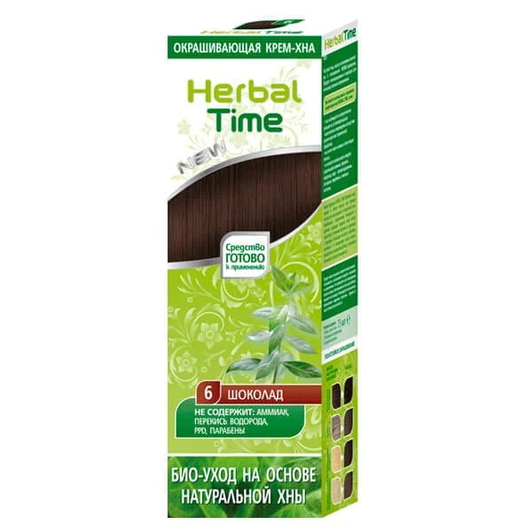 Herbal Time Suklaahenné luonnollinen 75 ml