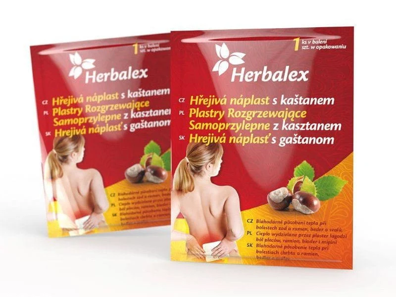 HERBALEX-lämpölaastarit anem kastanjalla (15h)