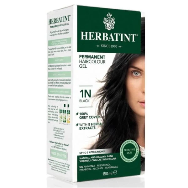 Herbatint Gel-Färg 1N Svart 150 ml