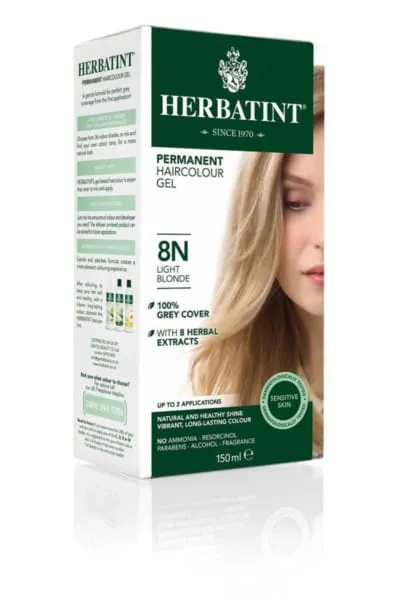 Herbatint Gel-Färgaus 8N Vaaleanblondi 150 ml
