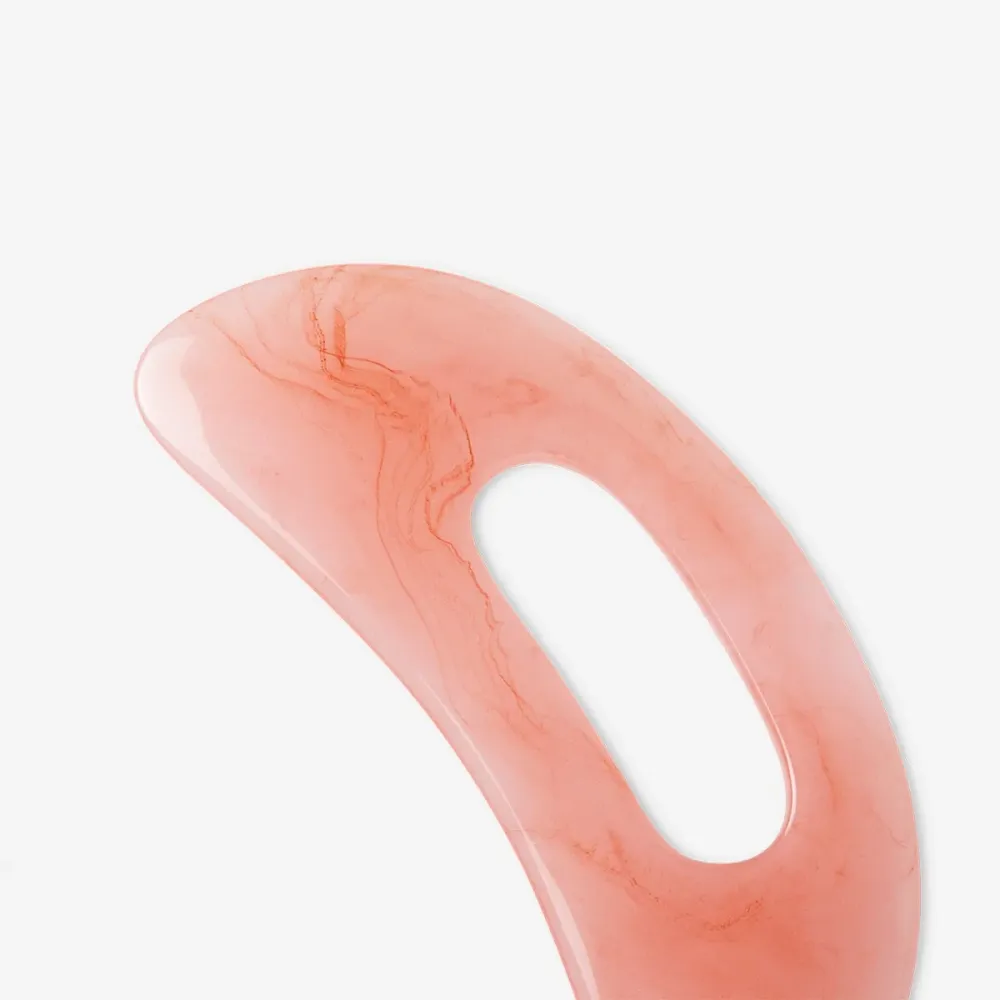 Hierontasetti, jossa gua sha ja hierontaöljy - Granaattiomenan tuoksu.