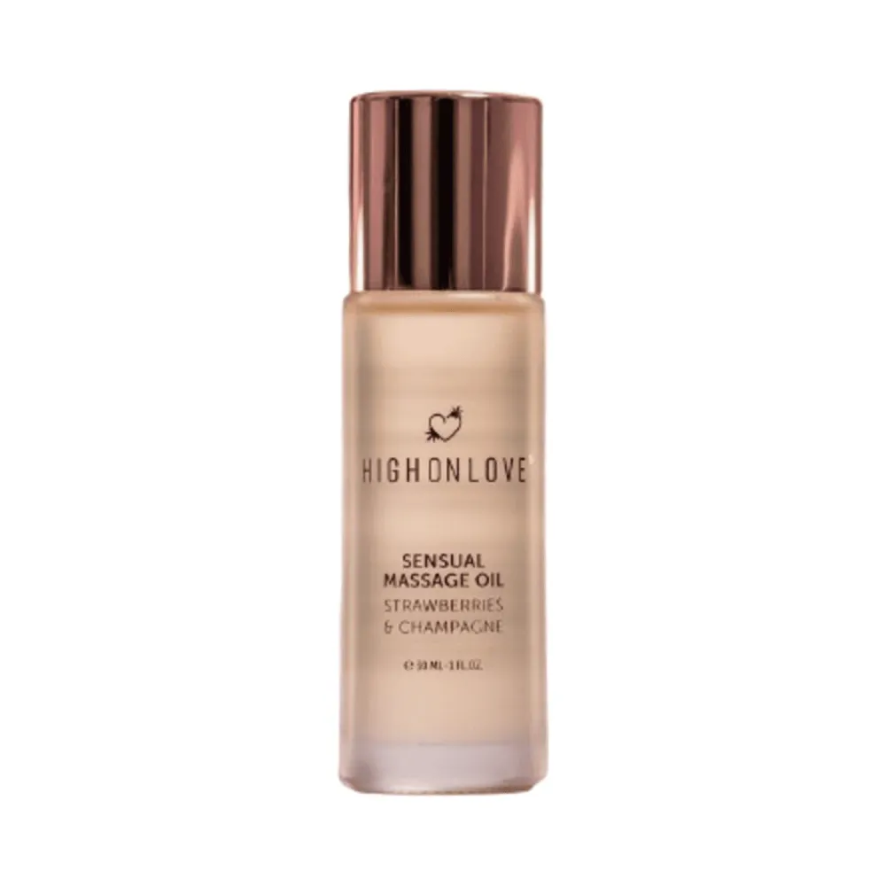Paljon Love Mini Massage Oil -hierontaöljyä High on Love
