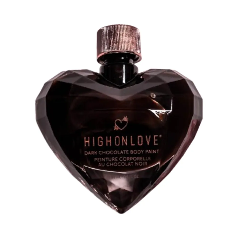 Runsaasti rakkautta tumman suklaan rungon maali High on Love