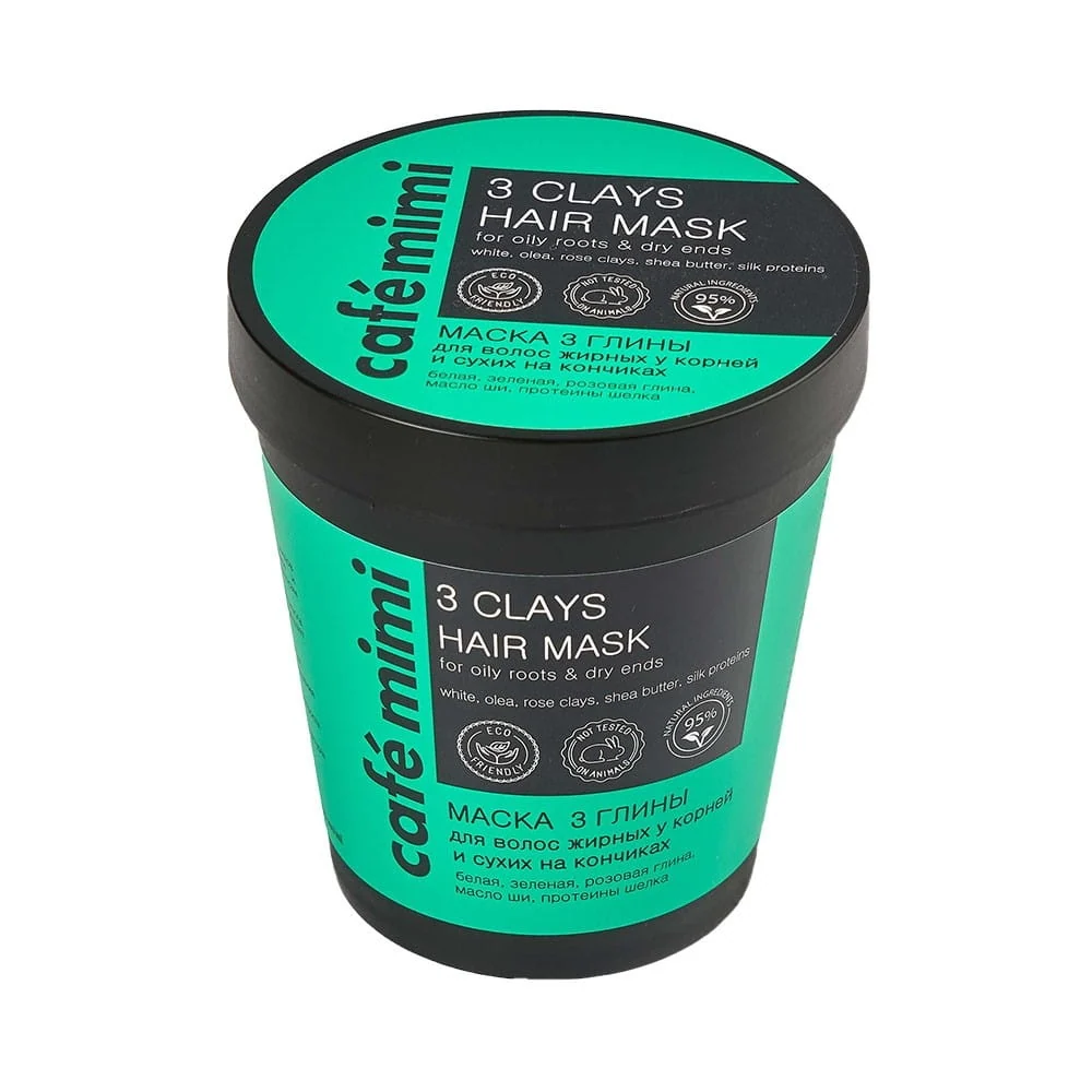 Hiilihohdekivihiekka hiustenhoitoaine 220 ml CAFEMIMI