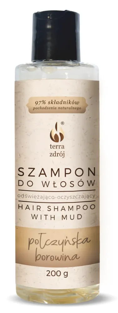 Hiuksien detoksikaatio- ja puhdistussampoo 200 g - TERRA ZDRÓJ (BOROVINA SARJA)