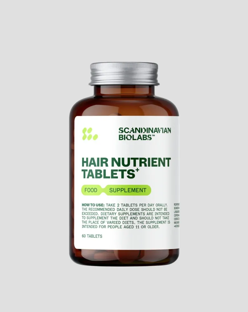 Hiusten ravintoainetabletit ravintolisä Scandinavian Biolabs