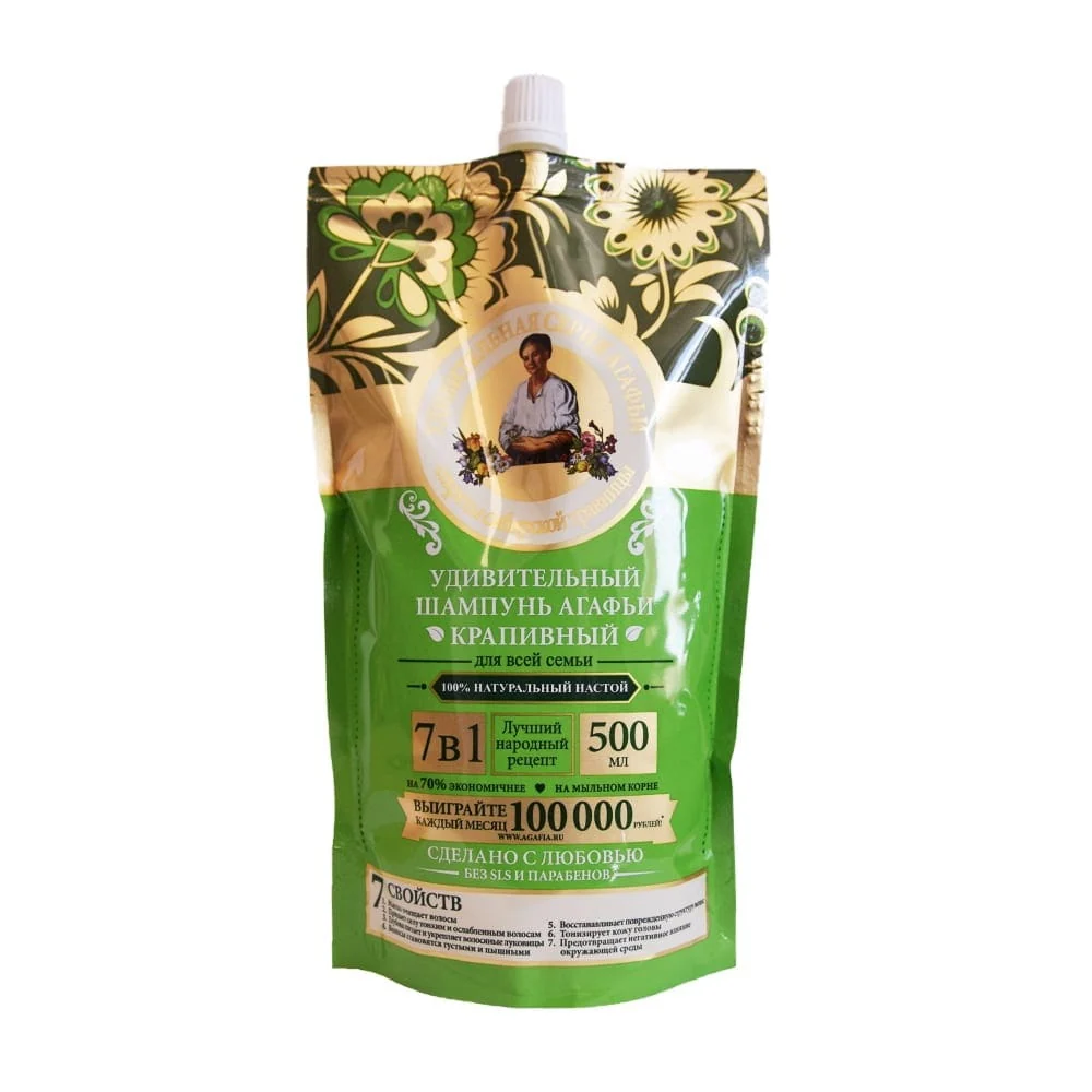 Hiusten uudistava ja nokkosella shampoo 500 ml
