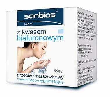 Hyaluronihappokreemi 50ml SANBIOS