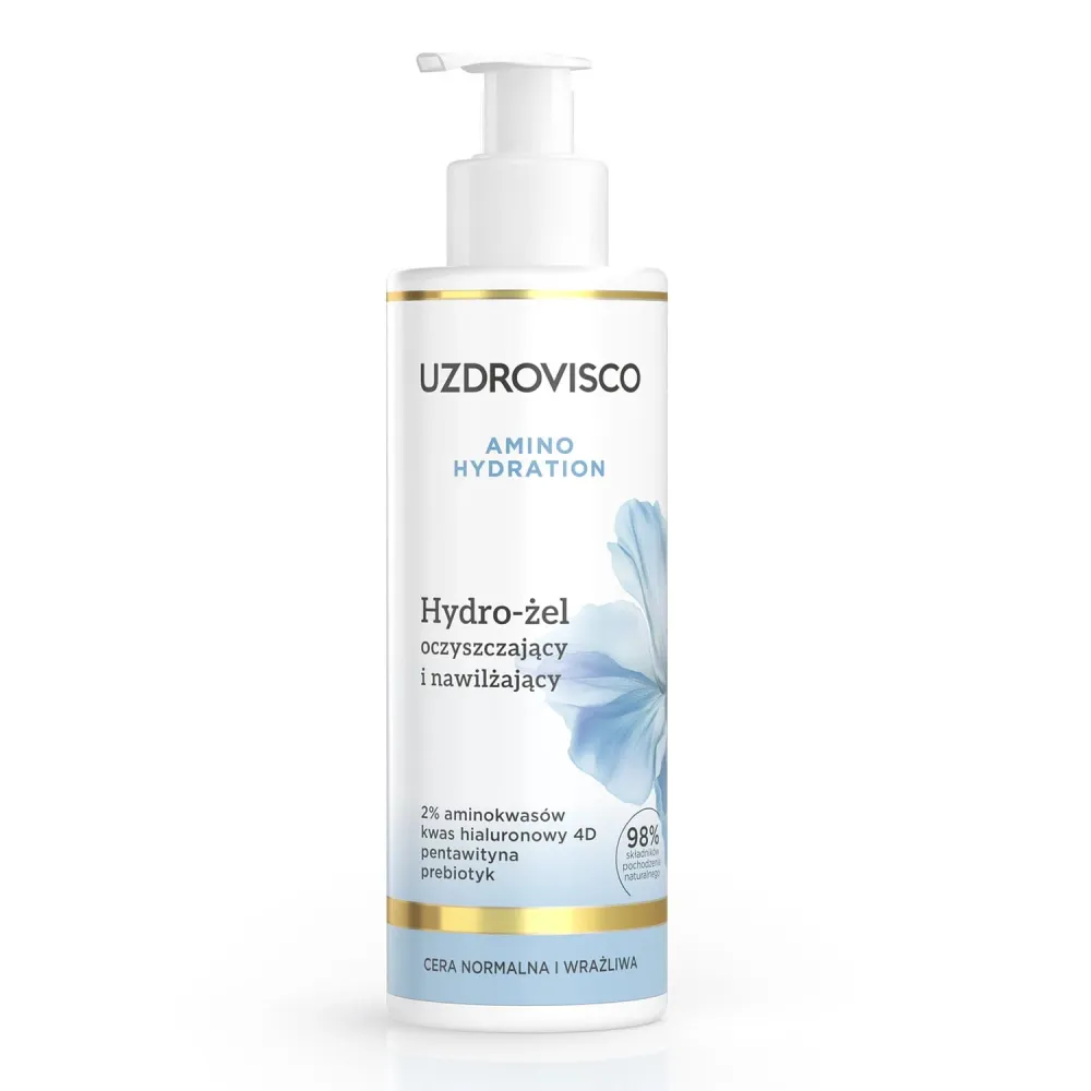 HYDRO - Puhdistava - kosteuttava ihogeli 200 ml - UZDROVISCO (AMINO HYDRATION)