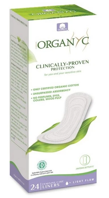Hygienia- ja ultraohuet sidet 24 kpl BIO ORGAN(Y)C