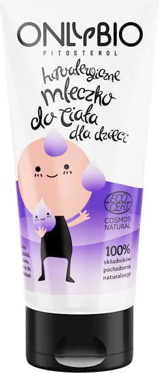 Hypoallergeeninen lasten kehonmaito - Eco-tuubi 200 ml - VAIN BIO