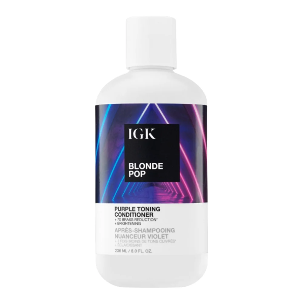 IGK -hiukset blondi pop violetti sävytyshoitoaine IGK Hair