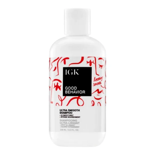 Igk hiukset hyvä käyttäytyminen erittä sileä shampoo IGK Hair