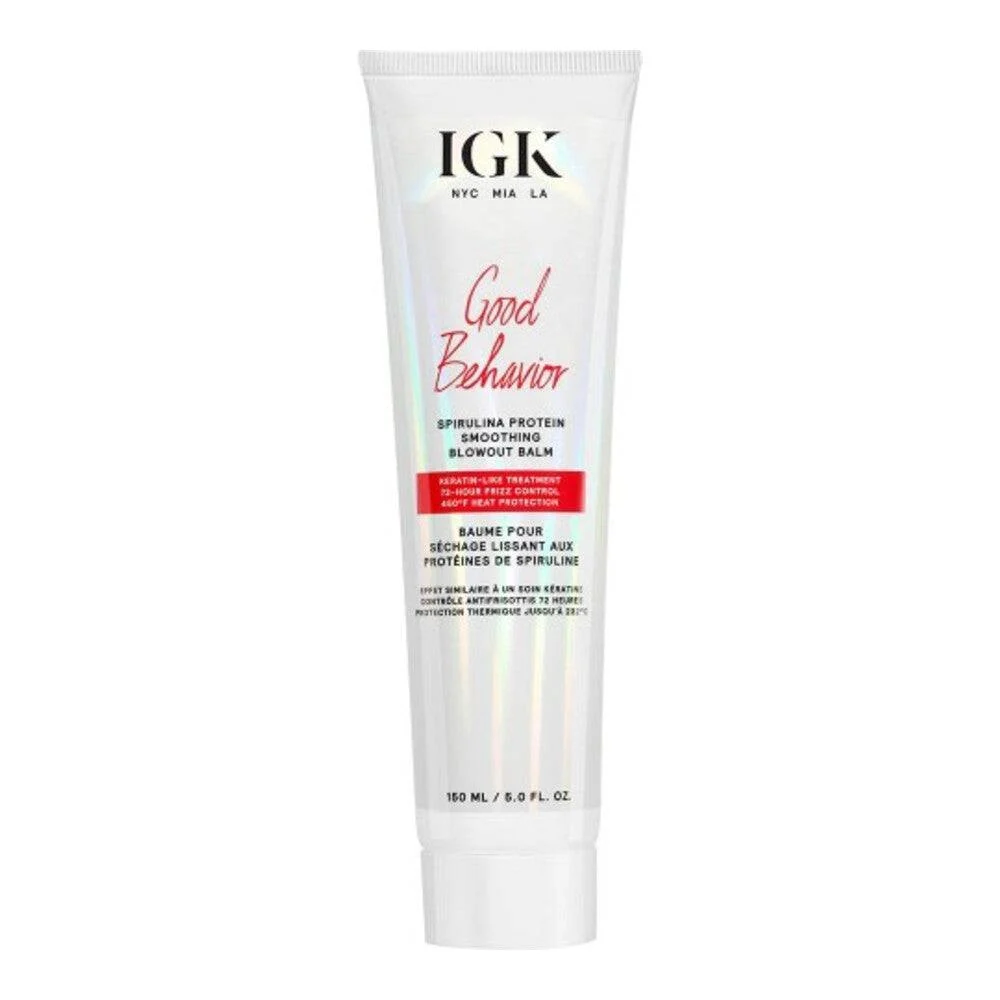IGK -hiukset Hyvä käyttäytyminen Spirulina Blowout Balm IGK Hair