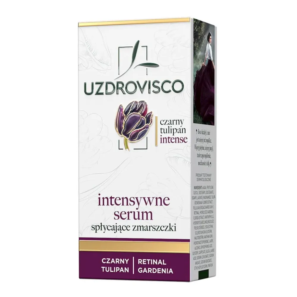 Ikääntymistä ehkäisevä kasvojen seerumi 30 ml - UZDROVISCO (BLACK TULIPAN INTENSE)