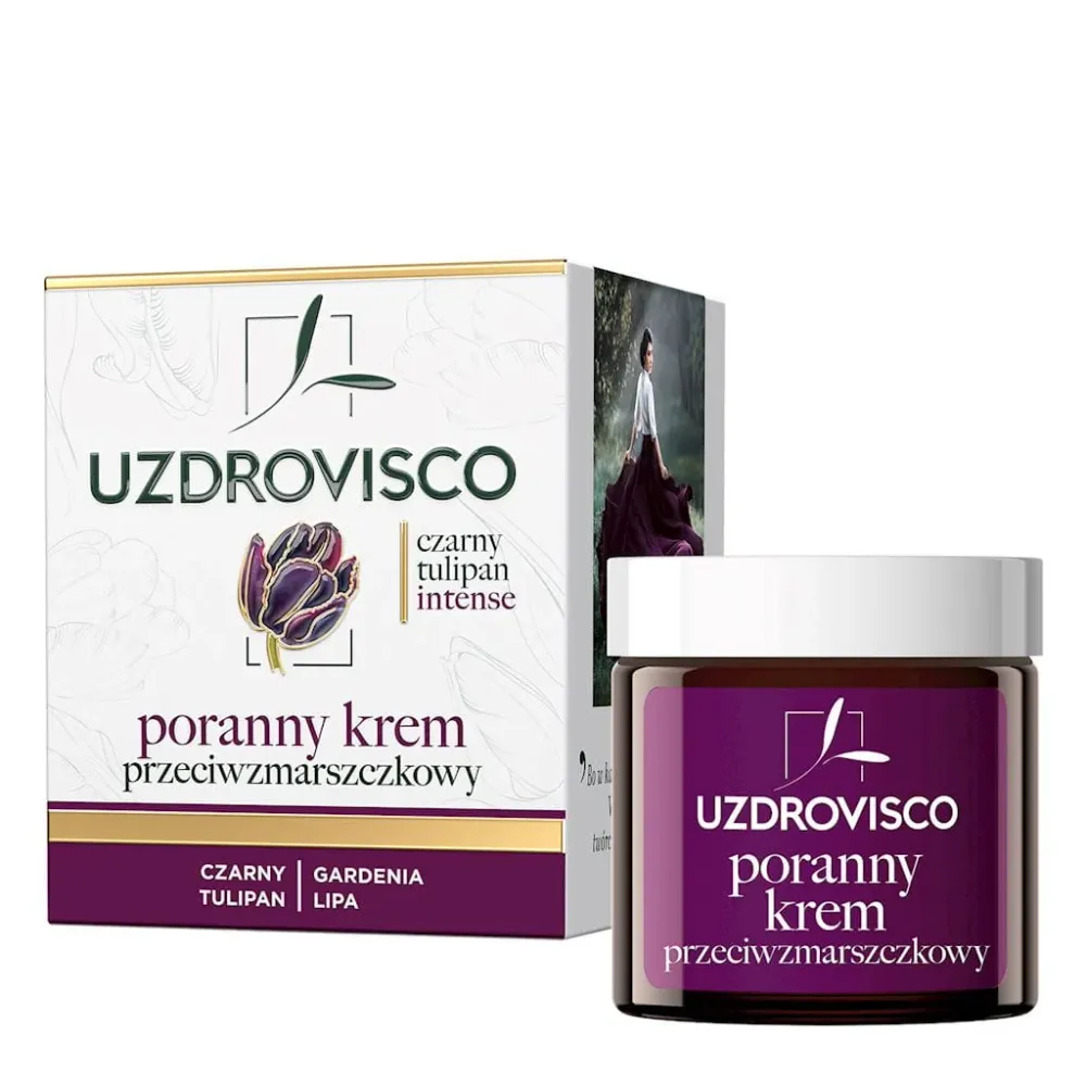 ikääntymistä ehkäisevä päivävoide kasvoille 50 ml - UZDROVISCO (BLACK TULIPAN INTENSE)