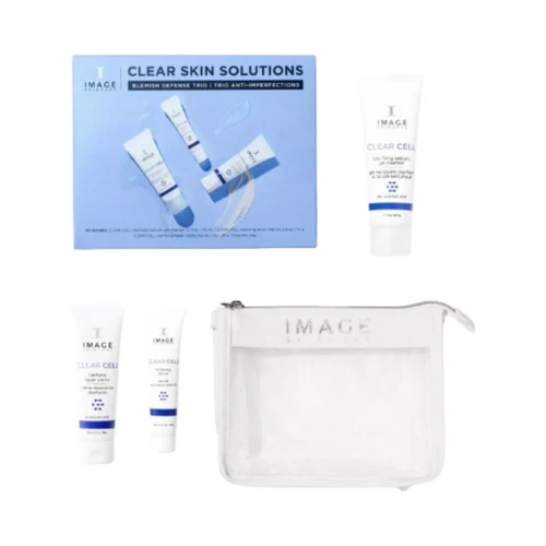 Kuva ihonhoitotuotteet kirkkaat ihon ratkaisut Virheen puolustustrio Image Skincare