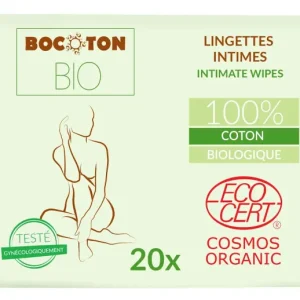 Intimpflegetücher 20 Stück BIO BOCOTON