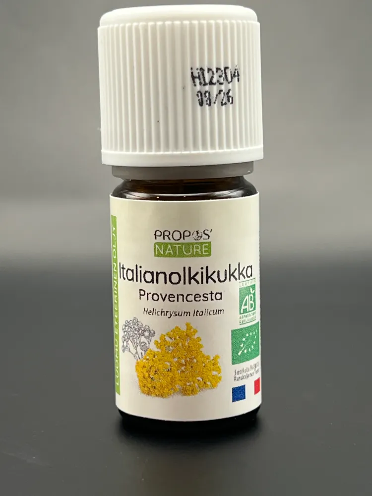 Italianolkikukka Provencesta eteerinen öljy BIO 5ml - Laboratoire Propos'Nature