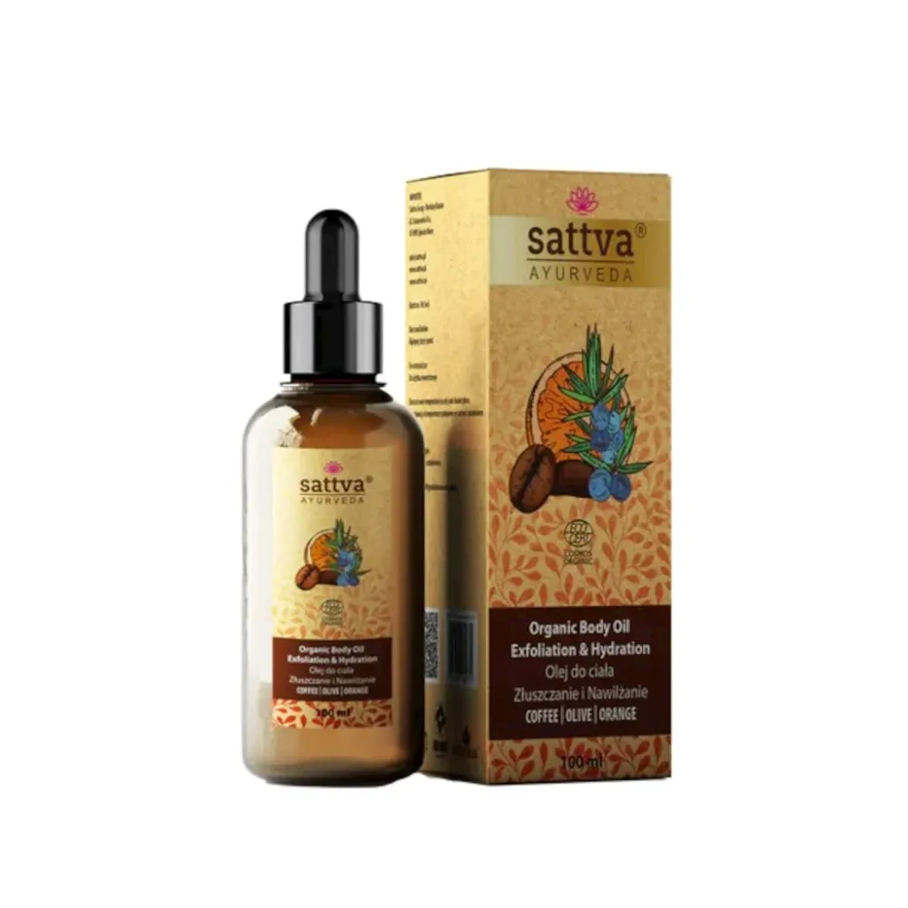 KAHVI & APPELSIINI KROPPAÖLJY ECO 100 ml - SATTVA (AYURVEDA)