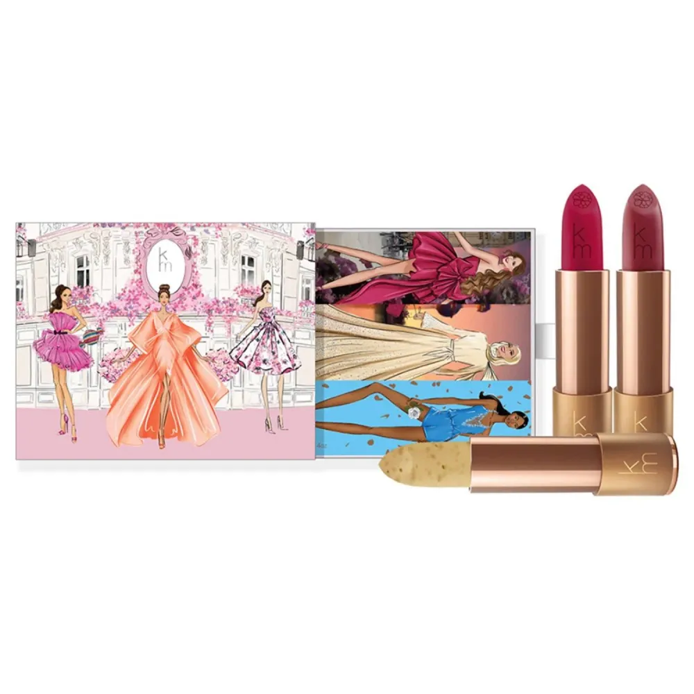 Karen Murrell Natural Lipstick Gift Set Trio - Berry