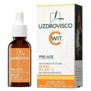 Kasvojen C-vitamiiniantioksidanttiseerumi hyperpigmentaatiota varten 30 ml - UZDROVISCO (PRE-AGE)