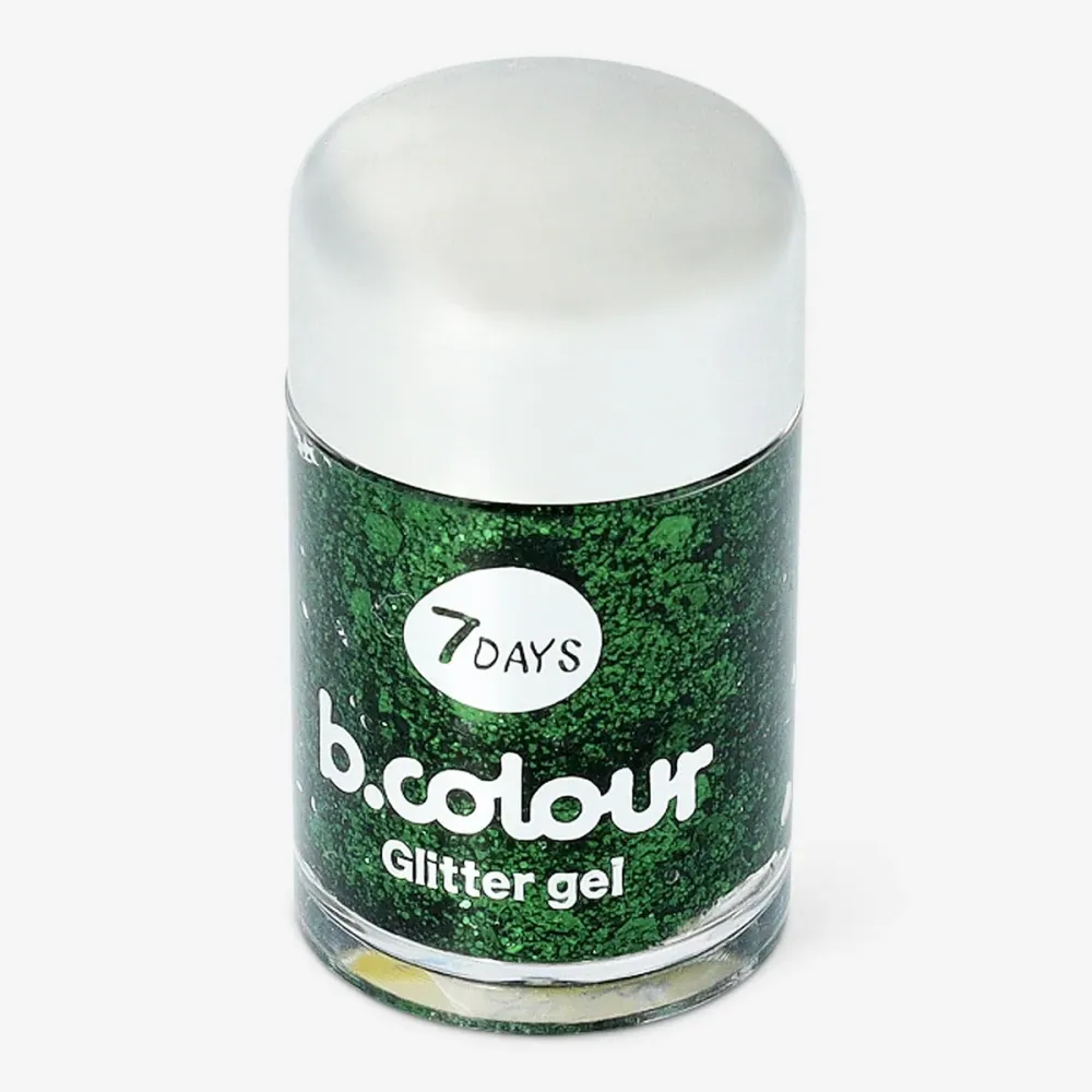 Kasvojen ja vartalon miniglittergeeli 7Days B.COLOUR - 01 Witch everyday