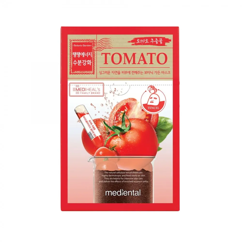 Kasvonaamio tomaateilla, kosteuttava ja tiivistävä 23 ml - MEDIHEAL
