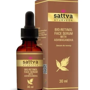 Kasvoseerumi ASHWAGANDHA JA BIO-RETINOL 30 ml - SATTVA (AYURVEDA)