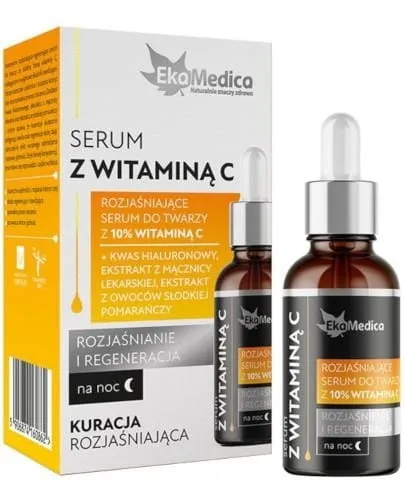 Kasvoseerumi, jossa on C-vitamiinia 20 ml EKAMEDICA