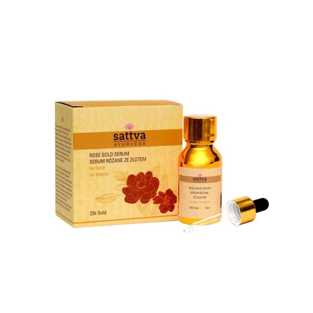 Kasvoseerumi ruusukulta 15 ml - SATTVA