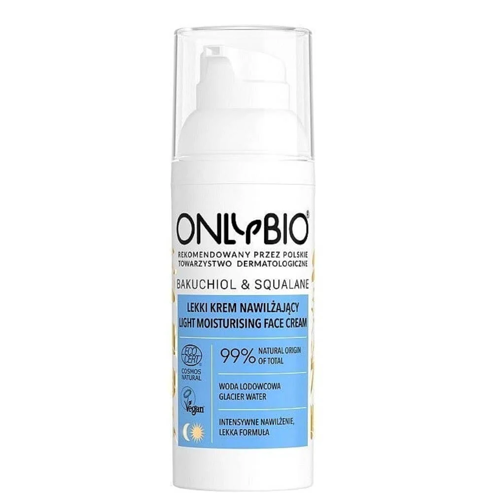 Kasvovoide kevyt kosteuttava Bakuchiol ja Eco-Squalan 50 ml - VAIN BIO