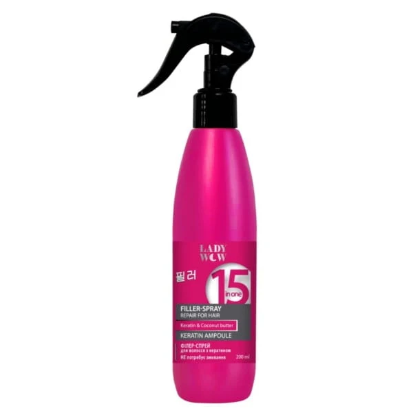 Keratiinihiuslisäysspray 15 1
