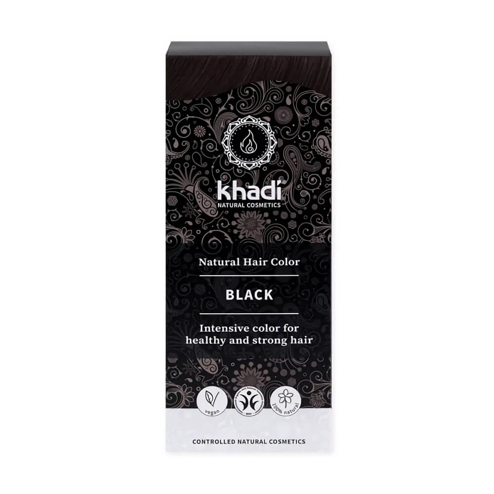 KHADI musta hennaväri